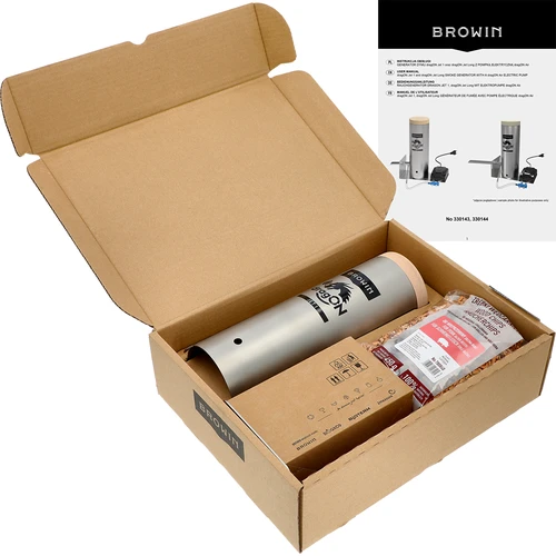 Градинска дървена пушилня 200 L – dragON Wood 100E с електрически нагревателен модул и контролер - 11