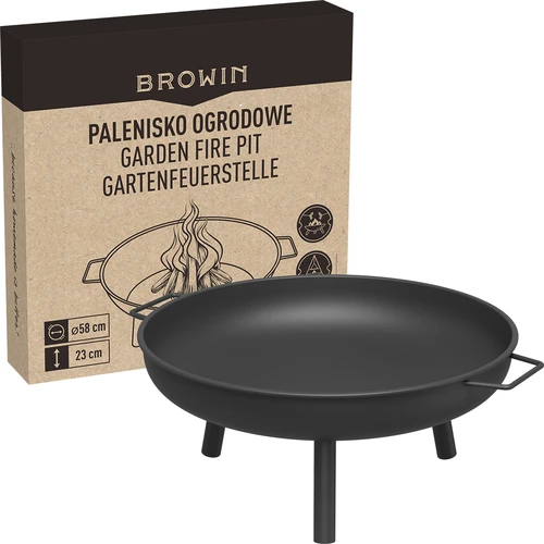 Градинско огнище Ø58 cm, кръгло, купа - 8