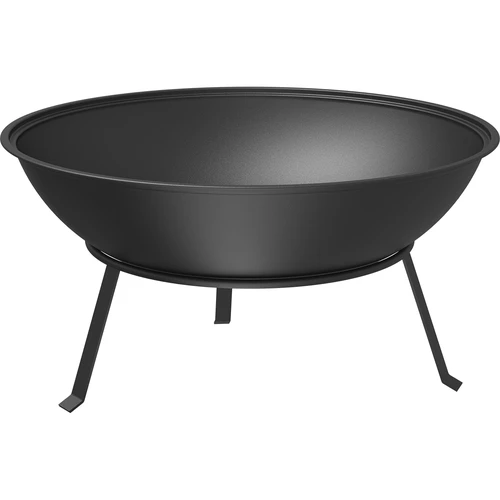 Градинско огнище с решетка, Ø55 cm, кръгло, купа