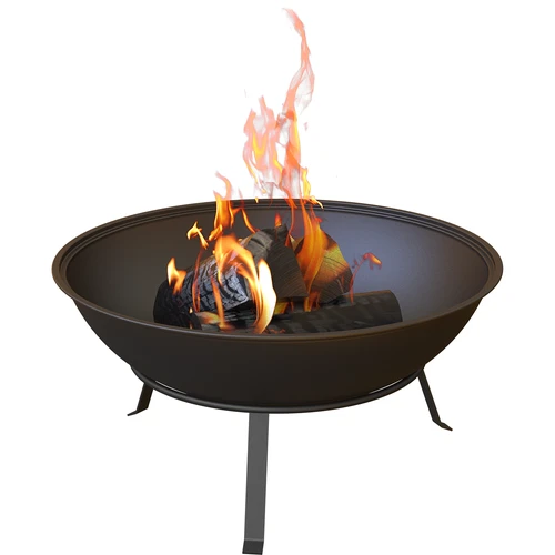 Градинско огнище с решетка, Ø55 cm, кръгло, купа - 6