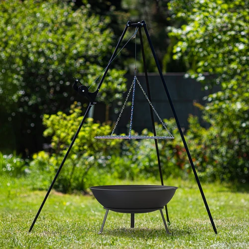 Градинско огнище с решетка, Ø55 cm, кръгло, купа - 10