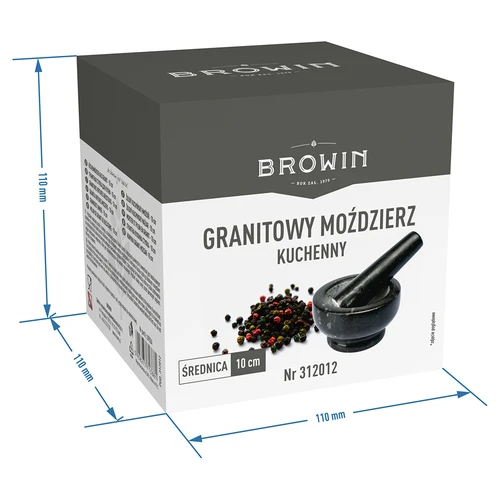 Гранитно кухненско хаванче - 10 см - 10