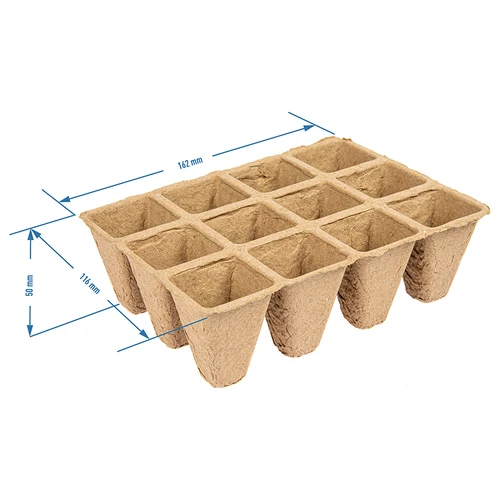 Хартиени саксии 4 x 4 x 4,5, комплект 5 бр. - 4