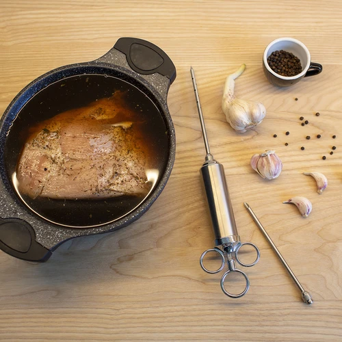 Инжектор от неръждаема стомана 60 ml + 2 игли - 13