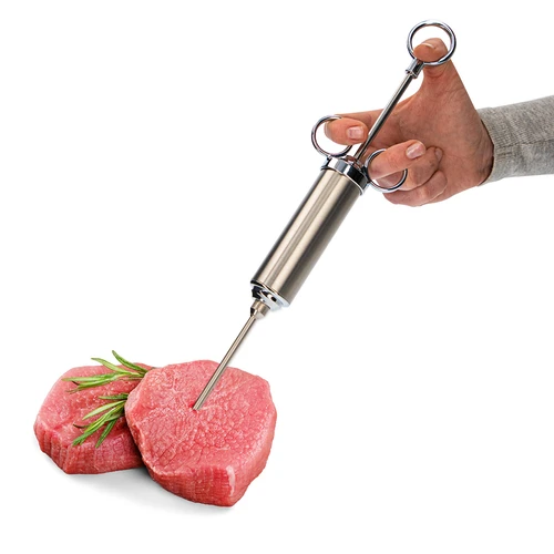 Инжектор от неръждаема стомана 60 ml + 2 игли - 8