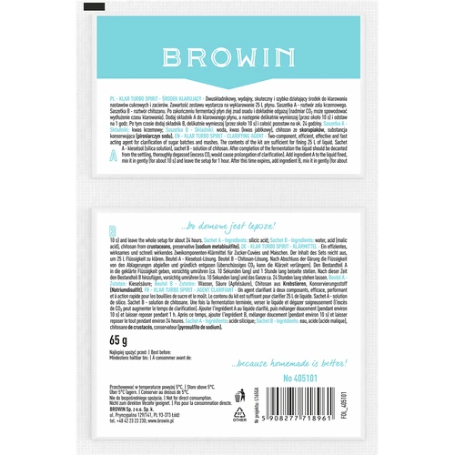 Избистрител Turbo Spirit 25 L - 65 g - 2