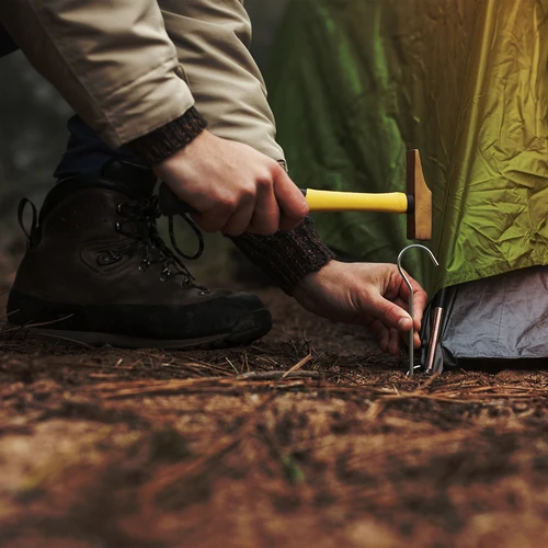 Извити шпилки за палатка - 10 бр. - 7