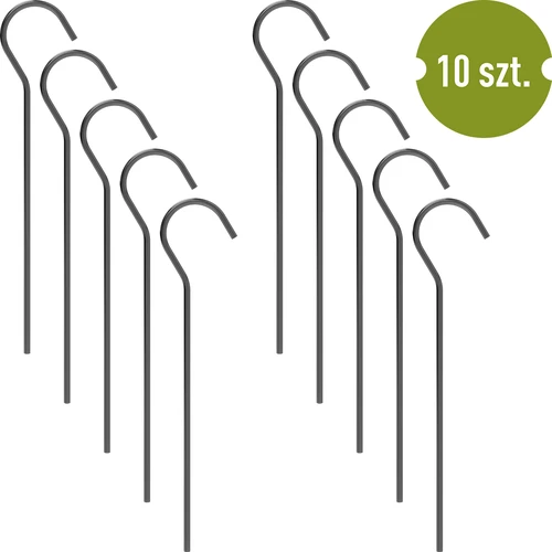 Извити шпилки за палатка - 10 бр. - 2