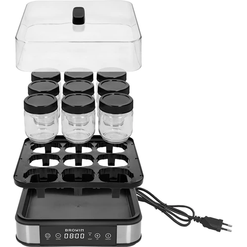 Йогурт мейкър с термостат, 9 бурканчета, 1,6 л - 3