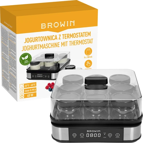 Йогурт мейкър с термостат, 9 бурканчета, 1,6 л - 9