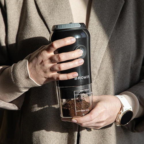 Кафемелачка - електрическа, с жернова, със запарвач и чаша - 15