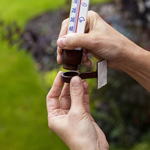 Кафяв външен термометър (-60°C до +50°C) 23 см - 6