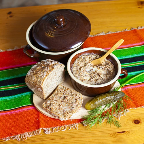 Каменина - съд 0,5 л за свинска мас без капак - 3