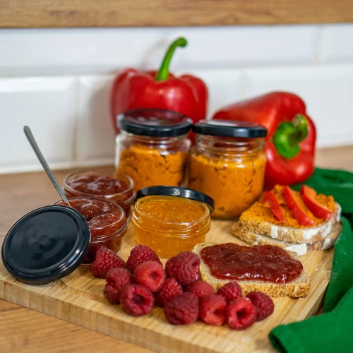 Капачка фи 66/4 черна - 10 бр. - 9