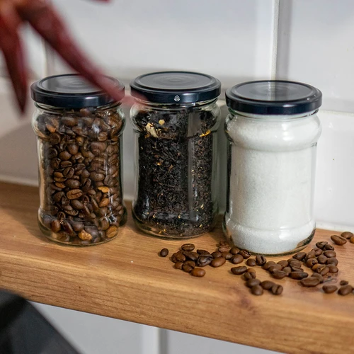 Капачка фи 66/4 черна - 10 бр. - 10