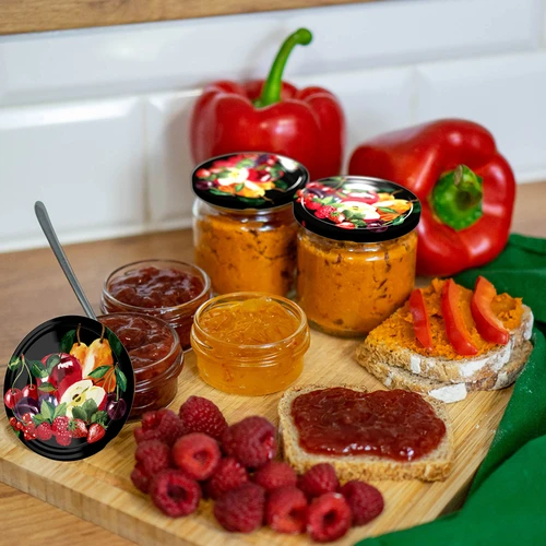 Капачка фи 66/4 плодове на черен фон - 10 бр. - 6