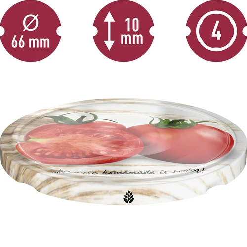 Капачка фи 66/4 снимки на зеленчуци - 10 бр. - 2