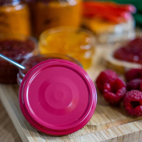 Капачка fi 66 бордо - 10 бр. - 10