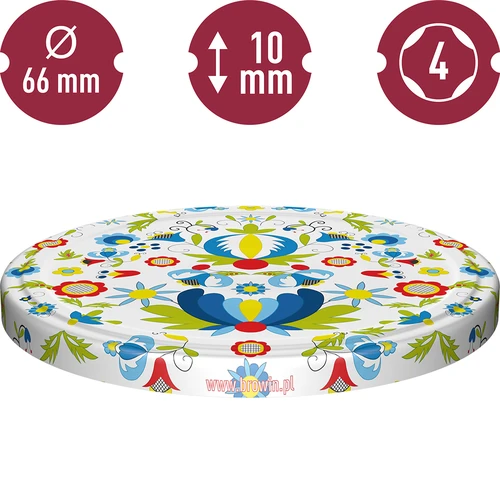 Капачка фи 66 кашубска - 10 бр. - 3