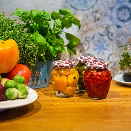 Капачка фи 82/6 с рисунки на чушки - 10 бр. - 4