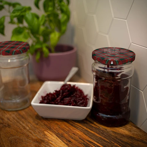 Капачка fi66 шотландско каре микс, 10 бр. - 8