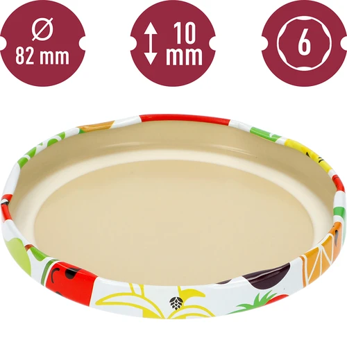 Капачка Ø82/6 плодове - 10 бр. - 4