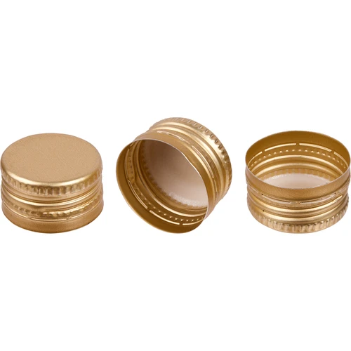 Капачка за бутилки фи 28/18 - златна - 100 бр.