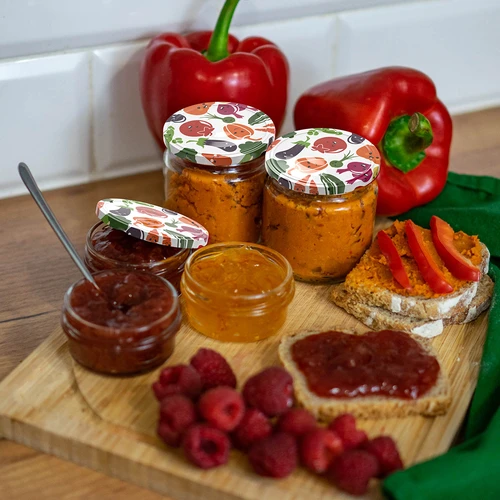 Капачки fi 82/6 „зеленчукови физиономии” - 10 бр. - 6