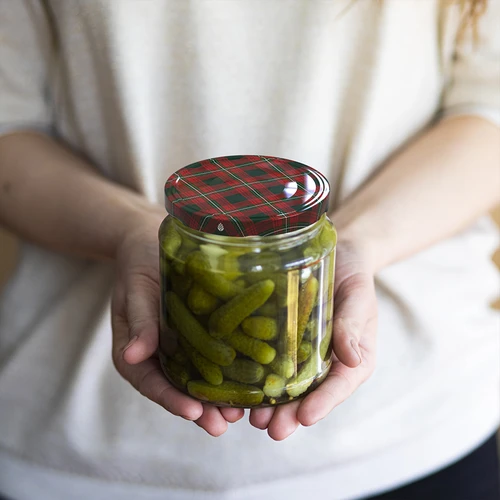 Капачки фи82/6 шотландско каре микс, 10 бр. - 8