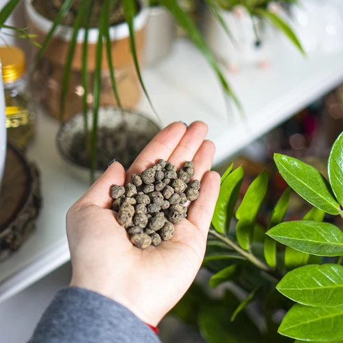 Керамзит за саксийни растения, градинарство и гори в стъкло, 4-10 мм, 1L - 11