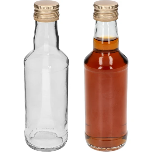 Монополна бутилка 200 мл, със златна капачка фи 28, 1 бр. - 3