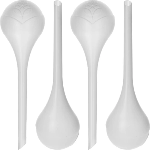 Кълба за поливане на растения, бели полупрозрачни, 400 мл, 4 бр.