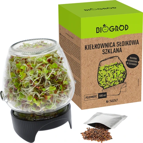 Кълнячка тип буркан Twist-off със семена от репички - 5