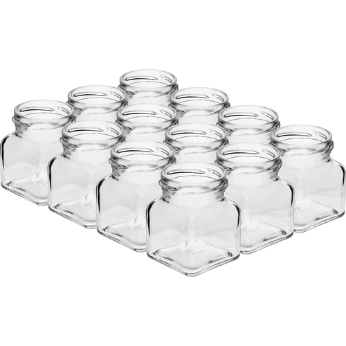 Комплект 12 x буркан 120 мл + 30 етикета за надписване на подправки - 4