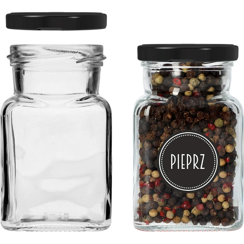 Комплект 12 x буркан 150 ml + 30 етикета за обозначаване на подправки - 7