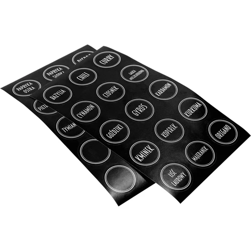 Комплект 12 x буркан 150 ml + 30 етикета за обозначаване на подправки - 6