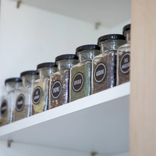 Комплект 12 x буркан 150 ml + 30 етикета за обозначаване на подправки - 13