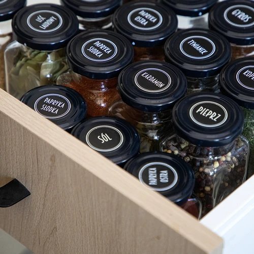 Комплект 12 x буркан 150 ml + 30 етикета за обозначаване на подправки - 14