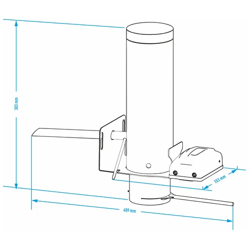 Комплект dragON за пушилня - електрически модули с цифров контролер и димогенератор JET 2 LONG - 11