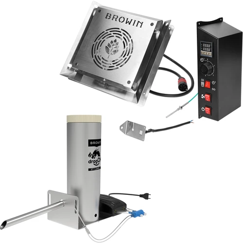 Комплект dragON за пушилня - електрически модули с цифров контролер и генератор на дим JET 1 LONG