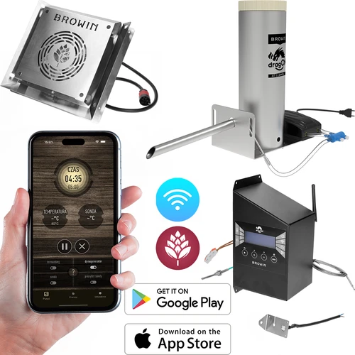 Комплект dragON за пушилня - IQ модули с Wi-Fi и димогенератор JET 1 LONG