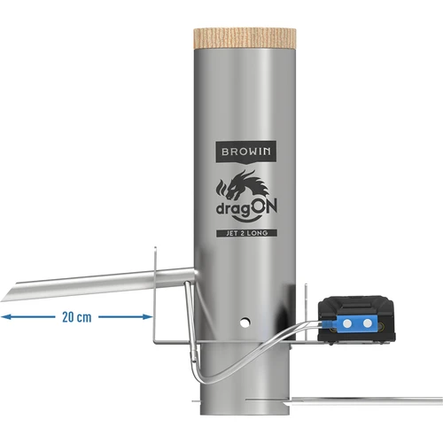 Комплект dragON за пушилня - IQ модули с Wi-Fi и генератор на дим JET 2 LONG с пепелник - 5