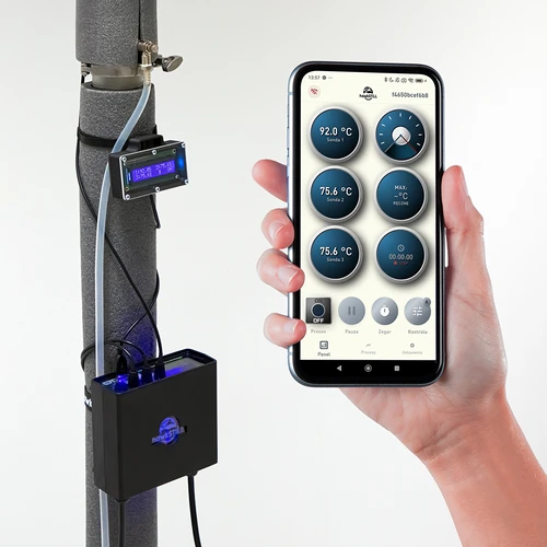 Комплект hawkSTILL Wi-Fi IQ – дестилационен термометър с Wi-Fi и дисплей - 5