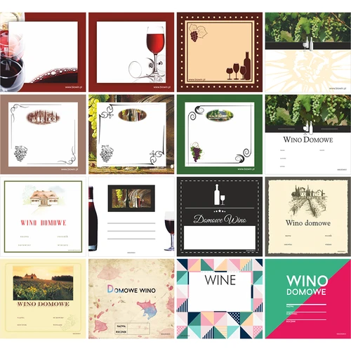 Комплект: тапи+етикети+капсули - 20 бр. - 2