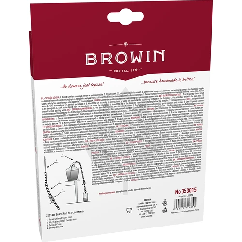 Комплект за преточване на вино с държач и скоба - 6