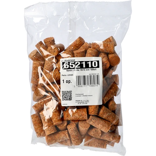 Коркова тапа 19/14 mm 100 бр. - 3