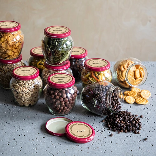 Кръгли етикети Ø 66,5 мм за капачки/буркани - 20 бр - 5