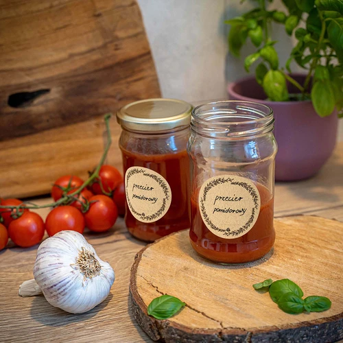 Кръгли етикети Ø 66,5 мм за капачки/буркани - 20 бр - 6