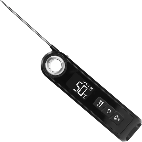 Кухненски инфрачервен термометър, компактен, със сгъваема сонда - 3