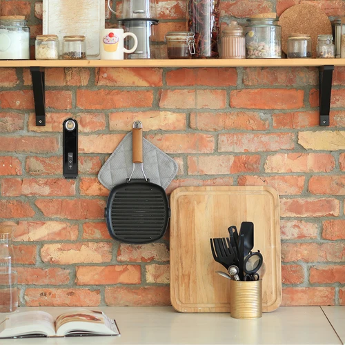 Кухненски инфрачервен термометър, компактен, със сгъваема сонда - 15